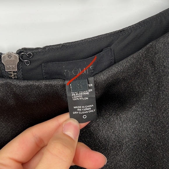 h:ours Cristiano Mini Dress in Black Noir Small - Picture 11 of 11